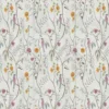 Wallpaper called 'Birdsong' with a pattern of delicate birds and colorful florals, evoking the cheerful essence of a springtime garden in song.