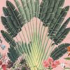 The 'Garden of Hope' wallpaper radiates the vitality of tropical leaves, creating a focal point of greenery that inspires and invigorates any living space.
